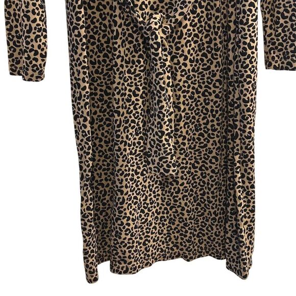 Old Navy Women's Leopard Print Long Sleeve Dress Size L - Picture 3 of 15